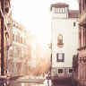 Street Canal Sunset in Venice