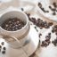 Coffee Cup and Beans Still Life