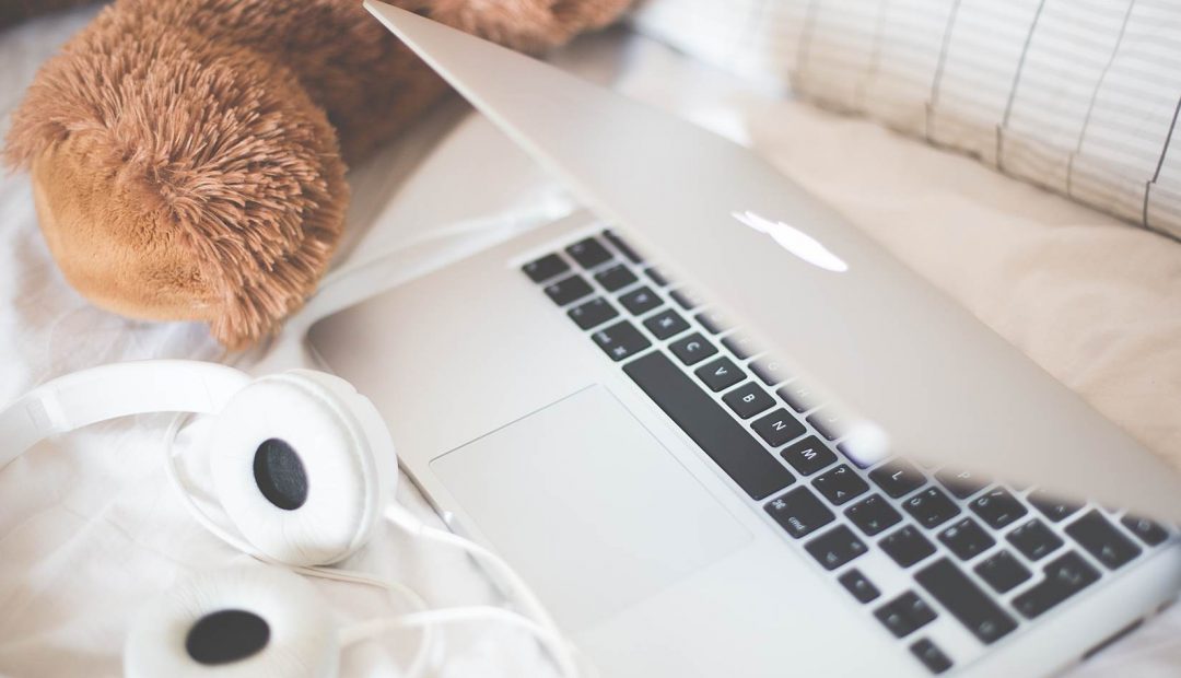 Lazy Morning with Music in Bed